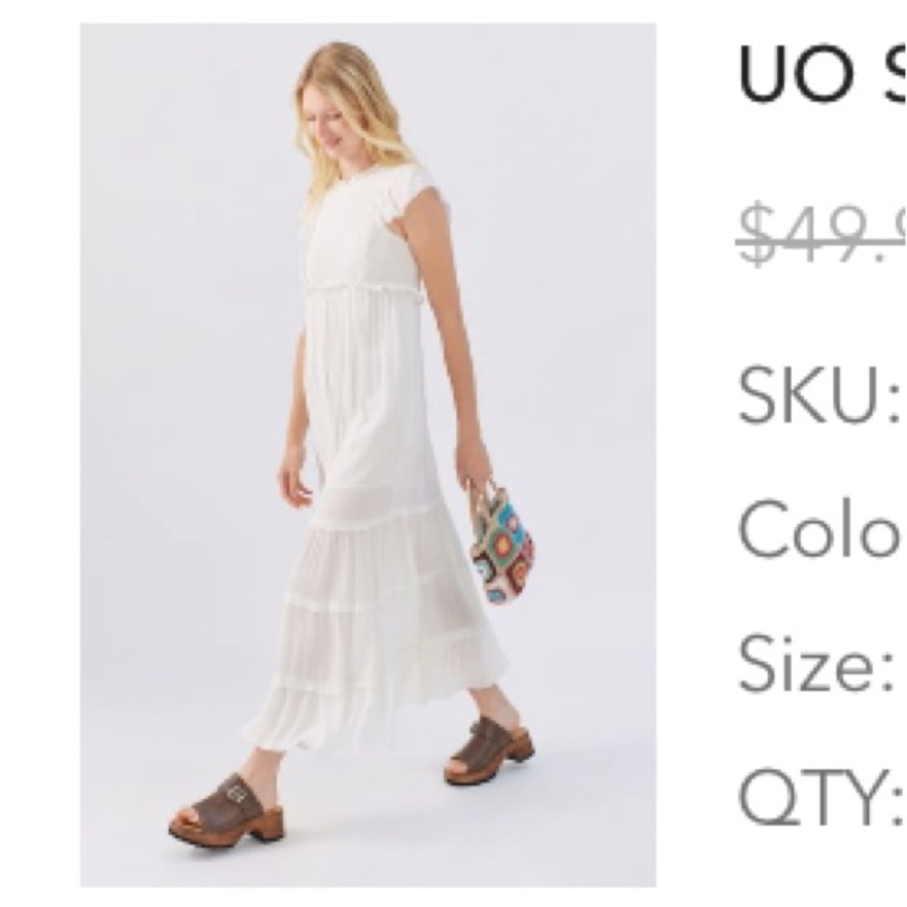 URBAN OUTFITTERS MAXI DRESS